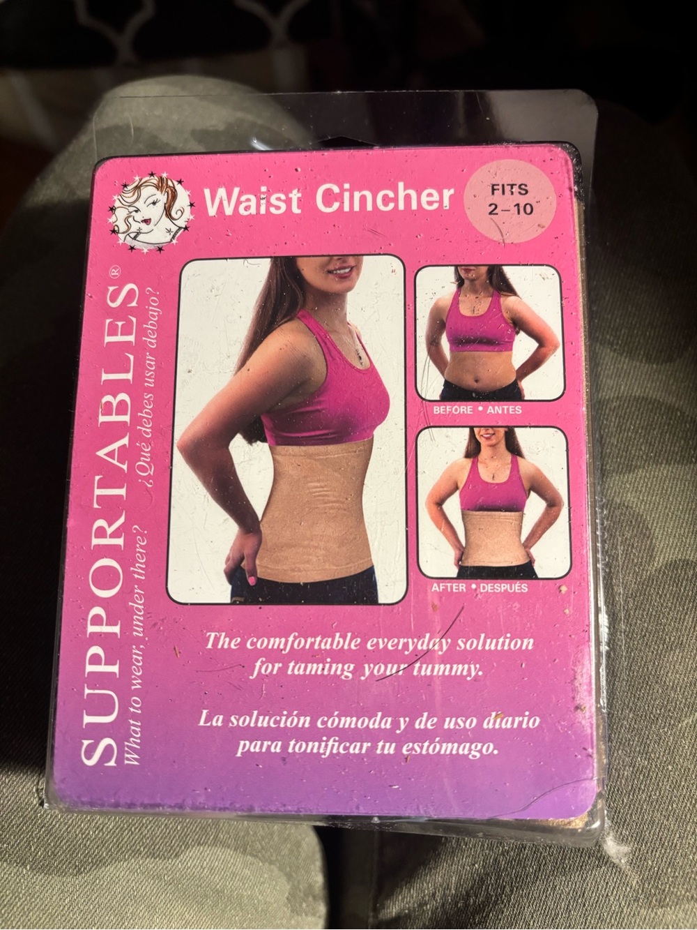 Waist Cincher Shaper — Pink & Nude
